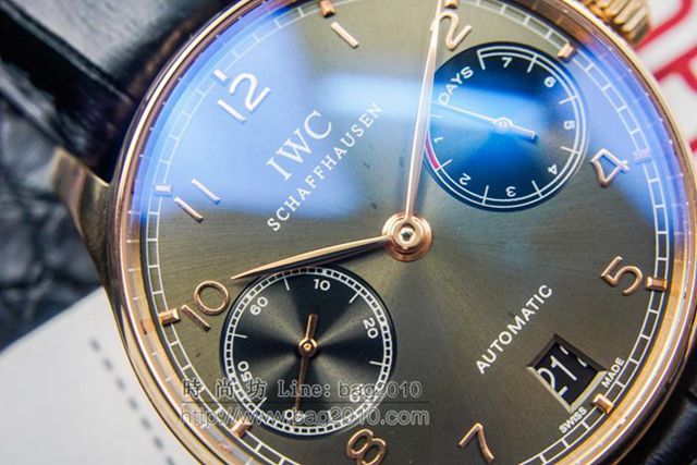 IWC手錶 萬國IWC葡萄牙系列 七日鏈 葡七 萬國自動機械表 萬國高端男士腕表  hds1558